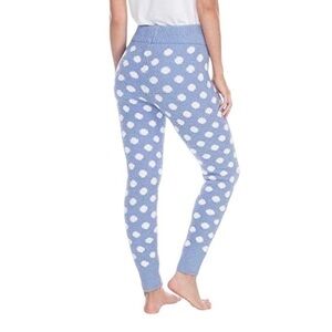 Honeydew Poka Dot Women Large Comfy Loungewear Pajama Pants Blue‎ & White